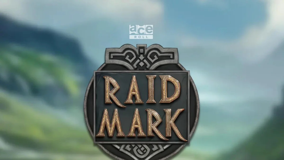 Tampilan visual slot Raidmark dengan tema Viking yang epik